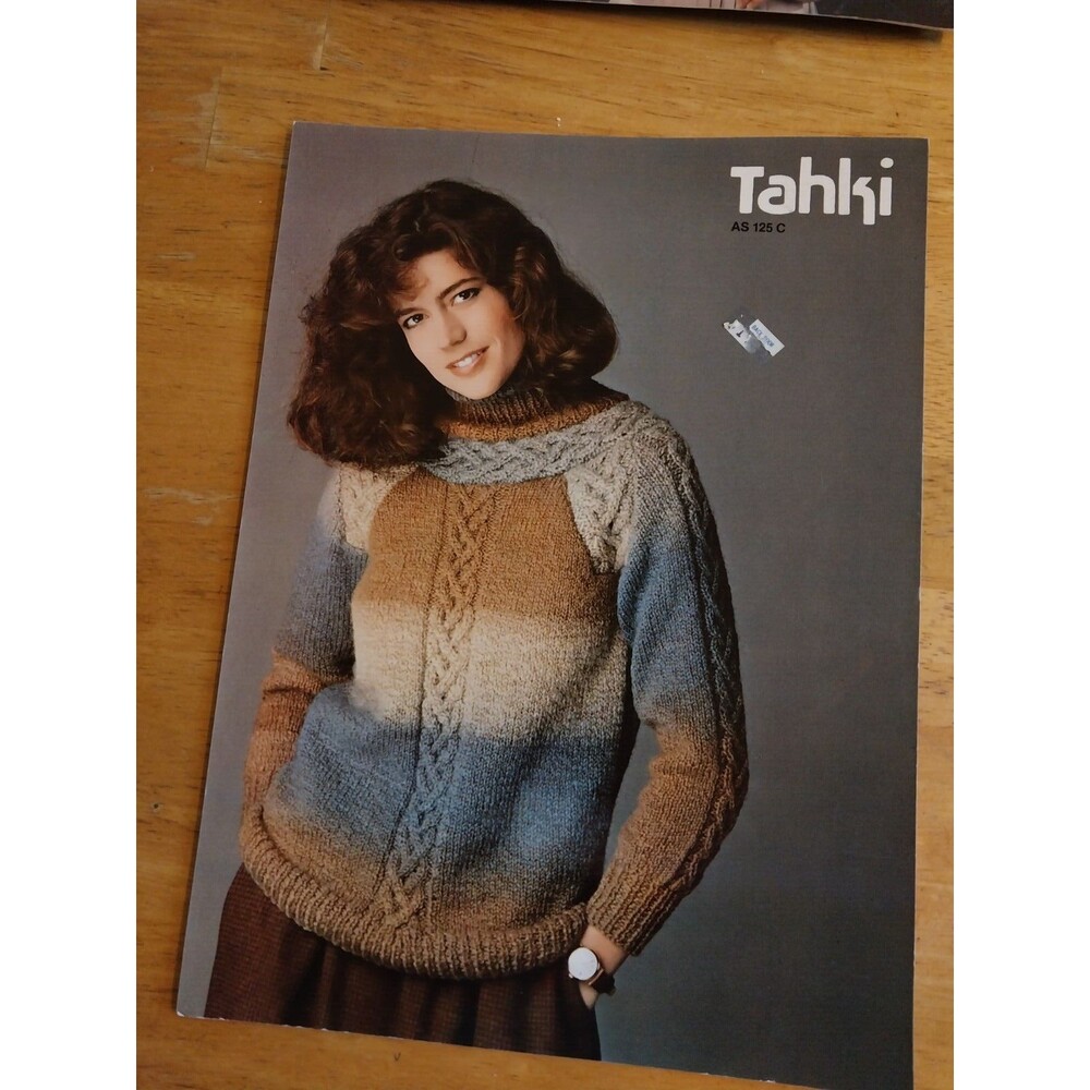 Tahki As125c Ambrossia Slim Small Medium Large Knitting pattern